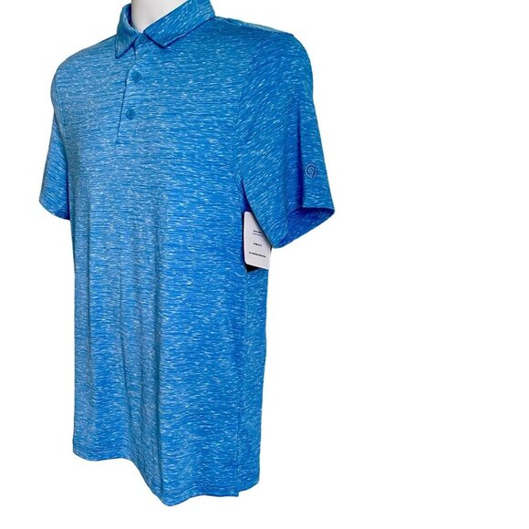 Champion Duo Dry Stretch Polo Shirt Men's Small UV Protection 50+ Blue NEW NWT - Picture 3 of 9
